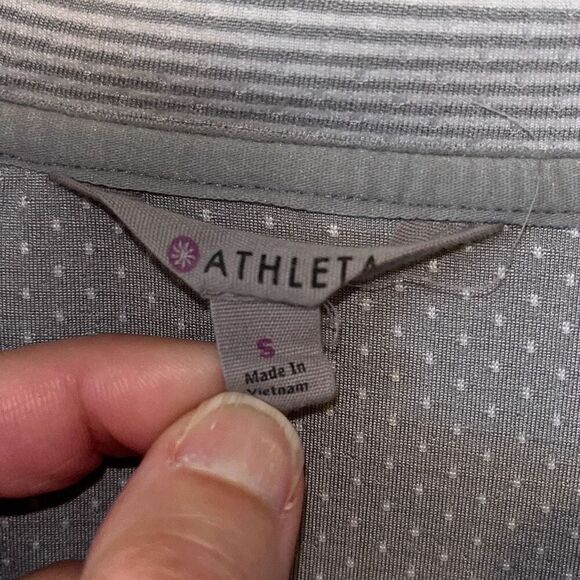 Athleta Heavenly Heights Hoodie Light Gray Size Small - Picture 4 of 8